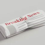 Image: Rolled up newspaper with headline "breaking news" | Parenting During Difficult Times